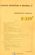 Fanuc-Fanuc System P, Model F Operators Programming and Troubleshoot Manual-F-P-01